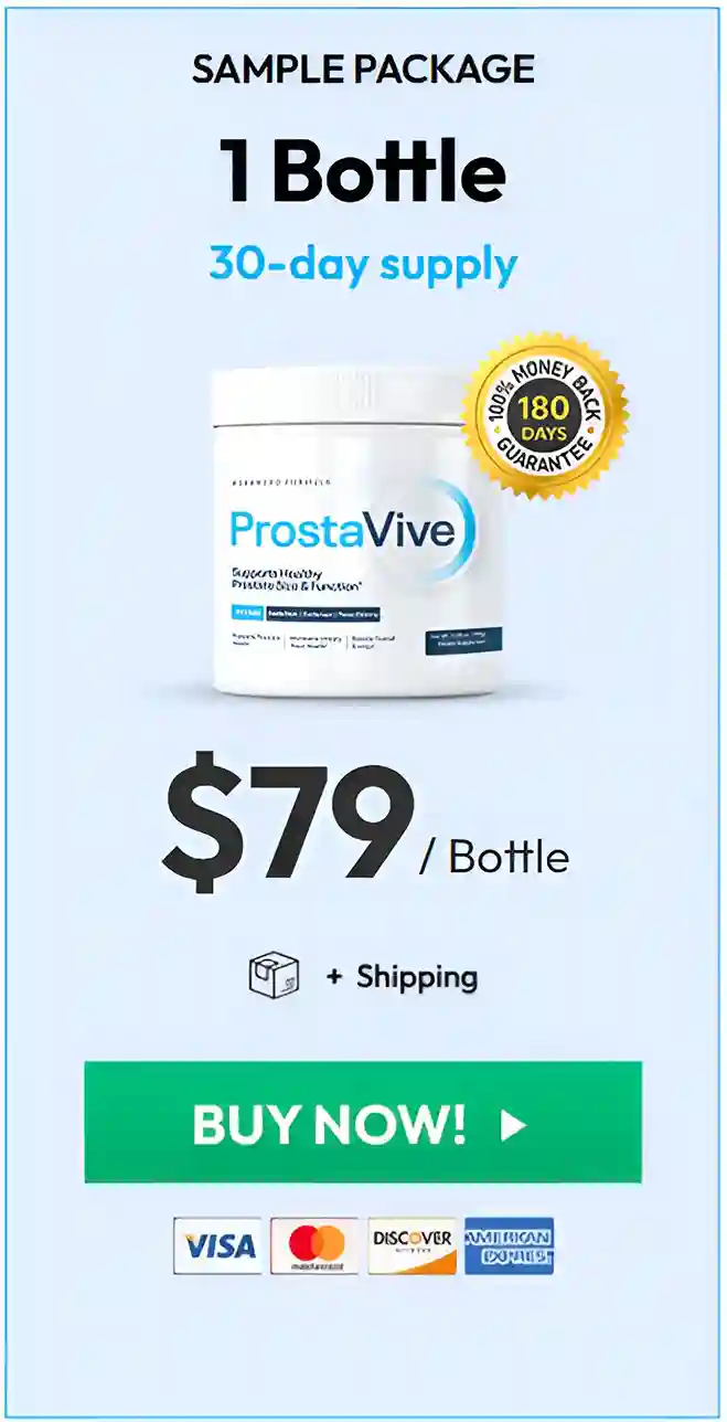 Prostavive 1 bottle pricing